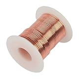Marsred Reiner Kupferdraht, ø 1.3mmx20m 99,9% copper wire, T2 Blanker Kupferdraht, Basteldraht, Copper Wire für Schweißen, Experiment, Schmuck, DIY