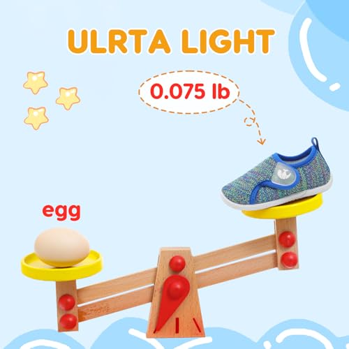 Image of FEETCITY Toddler Walking Shoes Slip On Toddler Shoes Boys Girls Kids Sports Sneakers Casual School Shoes Barefoot Shoes