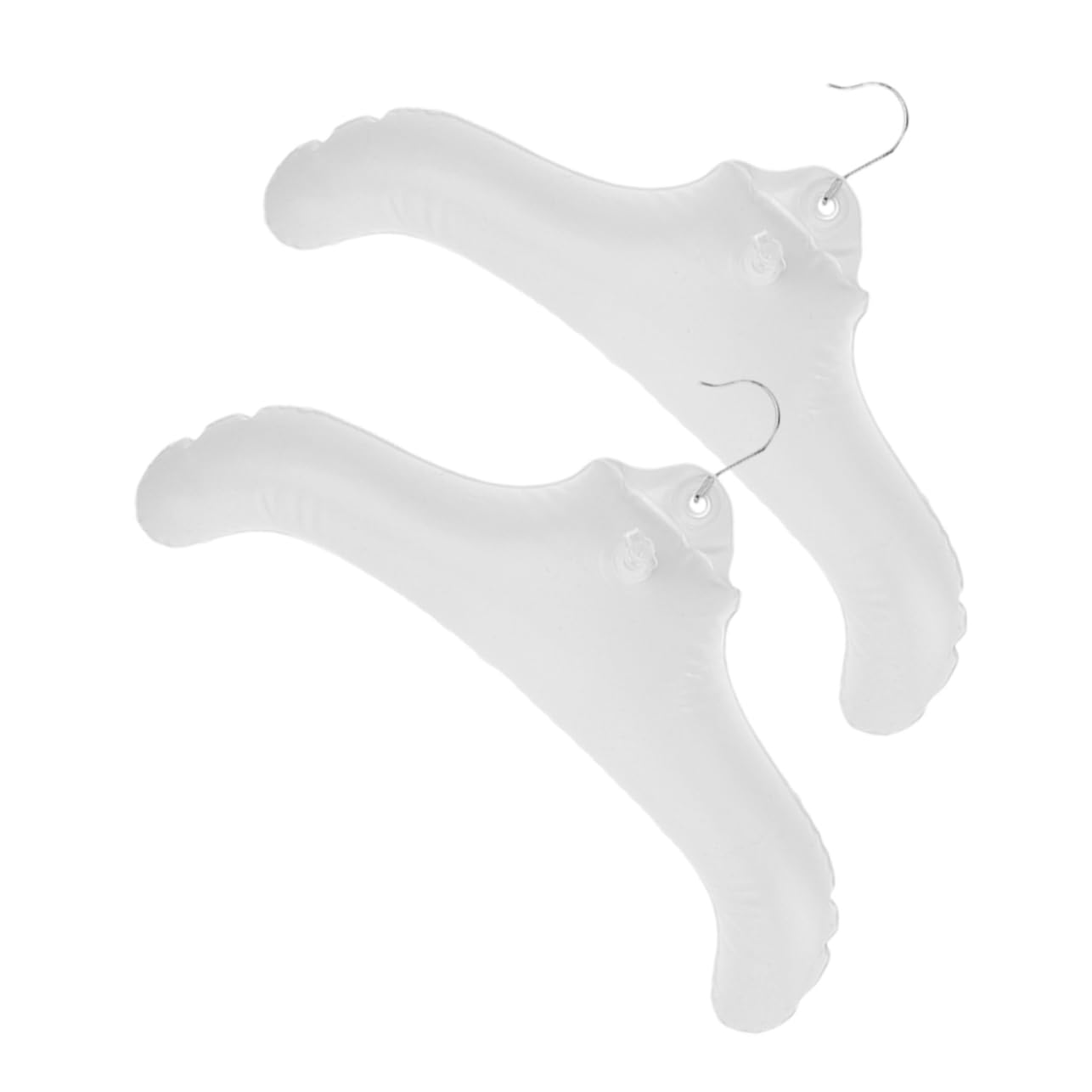 PRETYZOOM 8pezzi Grucce Inflabili Da Viaggio Pvc Appendini Leggeri e Compatti Per Abbigliamento Per Uso Facili Da Riporre e Utilizzare