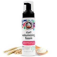 SoCozy Hair Mousse for Kids, Curl Volumizing Foam Mousse for Curly Hair 6 Fl Oz Enhances Shine & Volume, Gentle Formula with Panthenol, Hydrolyzed Proteins & Keratin, Paraben & Sulfate-Free