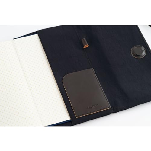 Hobonichi Techo Weeks Cover [Tall and Slim Size/Planner Cover Only] Tragen (Black) by ほぼ日 - Image 4