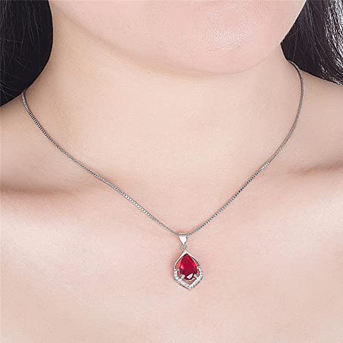 Collier en argent 925 pour femmes avec pendentif améthyste - 5