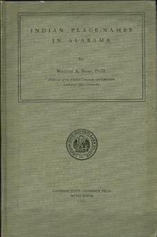 Indian Place-Names in Alabama book cover