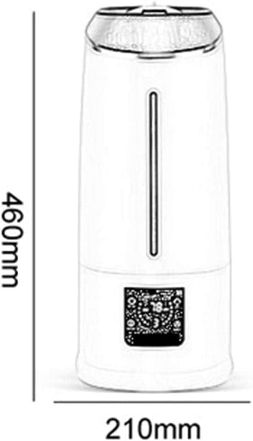 QVVFRED Nawilżacze powietrza, atomizer ultradźwiękowy, zbiornik na wodę o dużej pojemności 6,5 l, inteligentna stała wilgotność, 350 ml/duża objętość natrysku