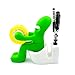 The Multi-Functional Office Supply Station Desk Accessory Holder-Memo Pad Holder,Paper Clip Storage,Tape Dispenser (Green)
