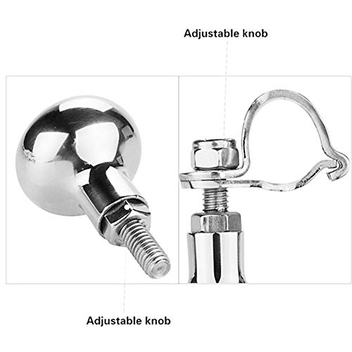 Ihreesy Steering Wheel Power Handle Knob,Universal Steering Wheel Spinner Knob 316 Stainless Steel Knob For 3/4 "Or 1" Diameter Steering Wheels,Silver #TOP2