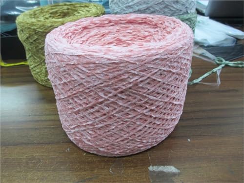 Fil chenille pour couverture tricot géant épais et tapis de bricolage 500g