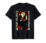 Medieval Religious Stained Glass Church Window