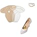 Cushion Grips Heel Pads Inserts Grips,Shoes Boots High Heels Inserts for Women Gel Inserts Insoles Liners (Fashion Beige&Quick-Dry Pure 4pcs)