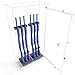 Kit Foam Gun Rack for Three Guns - Universal Rifle Barrel Rest with Magnetic Strip - Gun Storage - Weapon Rack - for Gun Safe - Free Standing - Gun Rack Pegboard - Fishing Rod Holder - Gift for Hunter
