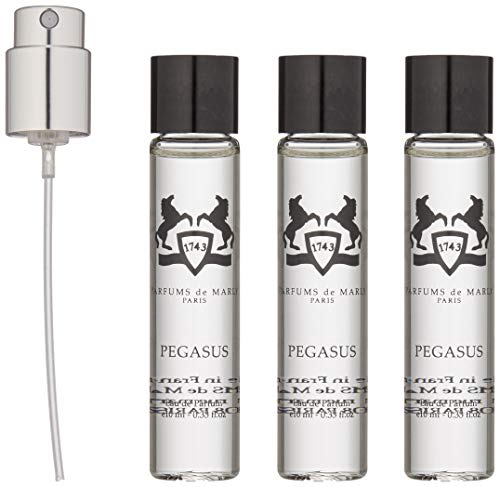 Parfums De Marly - Pegasus - Refill Travel Set - 3 X 0.35 Fl Oz - Eau De Parfum For Men - Top Notes Cypress, Bergamot, Heliotrope - Heart Notes Jasmine, Lavender, Bitter Almond - 3 X 10Ml #TOP3