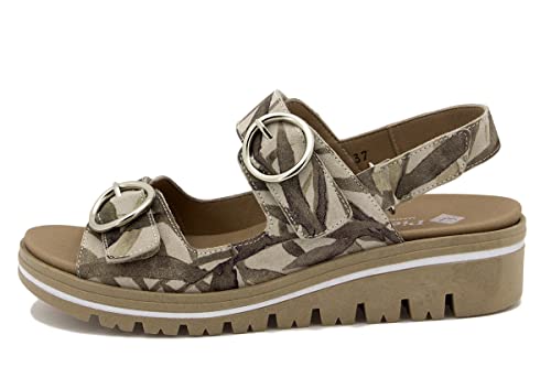 Sandale cuir rouge PieSanto 220782 élégance artisanale pour femme