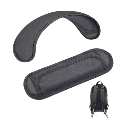 2 Stück Ersatz Schulterpolster Luftpolster, Schulter Pad Ersatz für Taschen, Schultergurt Polster, Taschen Gurtpolster für Reisetasche, Rucksack, Laptop, Kameratasche, Gitarrentasche Sporttasche (A)