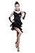 ZX Women's Dancewear Sequin Fringe Tassel Latin Dance Dress 4/5 Pieces Outfits