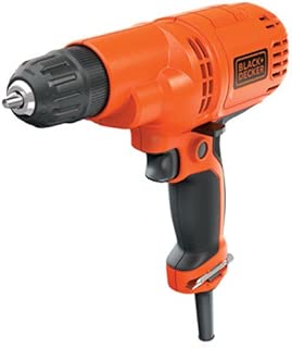 black + decker سلكي الحفر، 5.2-أمبير، 3/8 بوصة (dr260c)