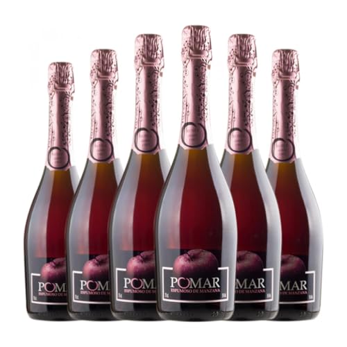 Sidra Viuda de Angelón Pomar Rosée Sidra de Asturias 75 cl (Caja de 6 Botellas de 75 cl)