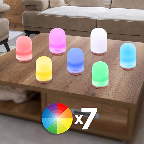 Miniatura 6 de Duronic AD12 Difusor de Aromas y Brumizador de Aceites, USB Portátil | Difusor de Aceites Esenciales, Purificador de Aire Natural, Aromaterapia, para Hogar, Bienestar, Relajación y Descanso