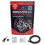 Rimsavers Rim Protector Black – Covers 1 Wheel Only | DIY Alloy Wheel Protection up to 22"