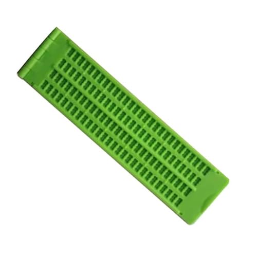 Herchr Braille Writing Slate, 4 Lines 28 Cells Braille Slate And Stylus For Braille Labels #TOP1