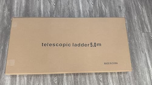 STANEW Telescopic Ladder 5 M,Aluminium Ladders Extendable with Exclusive Custom Stabilizer, Stabilizer Bar, Detachable Hooks, Multi-Purpose Telescoping Ladder with Triangular Thickened Non-Slip Feet 12 STANEW Telescopic Ladder 5 M,Aluminium Ladders Extendable with Exclusive Custom Stabilizer, Stabilizer Bar, Detachable Hooks, Multi-Purpose Telescoping Ladder with Triangular Thickened Non-Slip Feet - Image 12