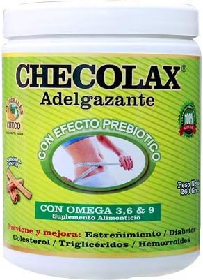 CHECOLAX Sabores adelgazantes de canela, naranja y natural con semilla de chía (canela)