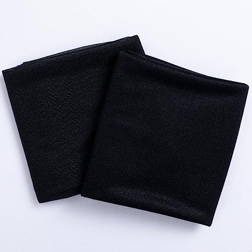 Image of Socomi Black Sheer Gothic Wedding Draping Fabric 29 inch x 20Ft 2 Panel Outdoor Curtain Arch Drapes Extra Long for Bridal Baby Shower Ceremony Birthday Party Decor