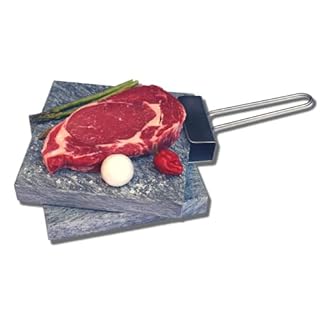 Promo Lot de 2 pierres à viande 20 x 20 cm