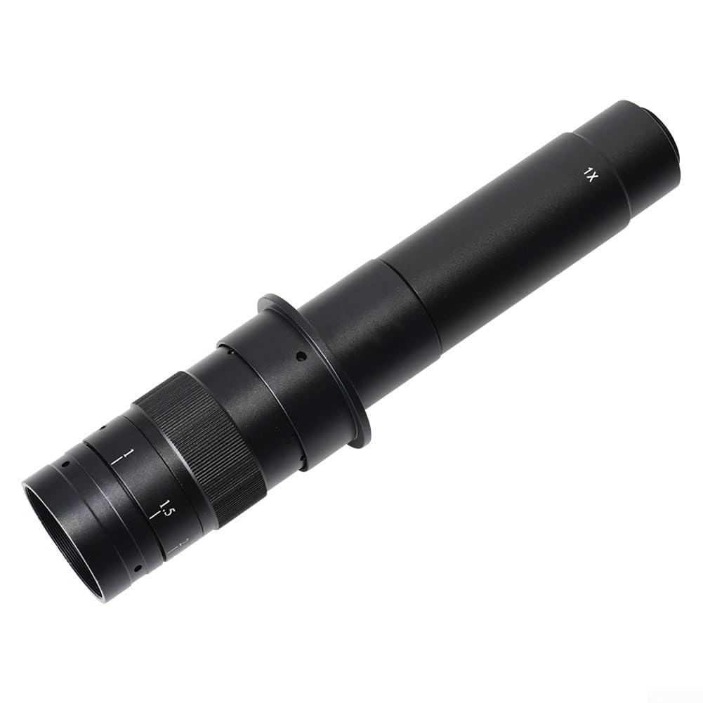 SPORTARC Zoom C-mount Lens Immagini ad alta profondità con CS CMount Microscopio Camera Zoom Monoculare Lens (8X-130X)