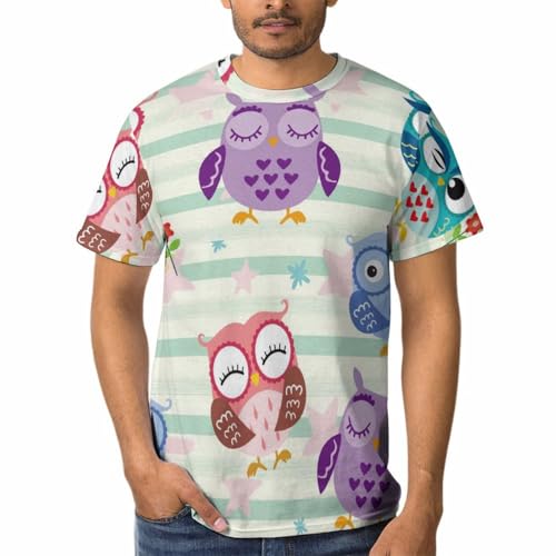 T-Shirt Homme à Col Rond et Manches Courtes en Coton Léger Noir