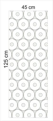 Image of CABANA HOMES Wall Stickers Geometrical DIY Wallpaper for Furnitue (45 x 125 cm, 2 Rolls) (12 sq. ft) Decals Self Adhesive Wardrobe, Door, Almirah, Office