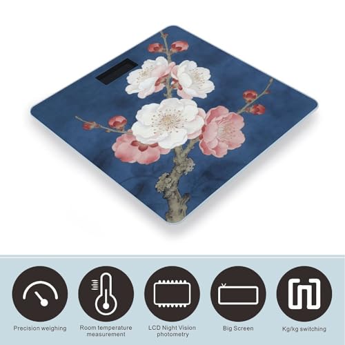 Báscula digital Clear Blue Spring Breeze para baño miniatura 3