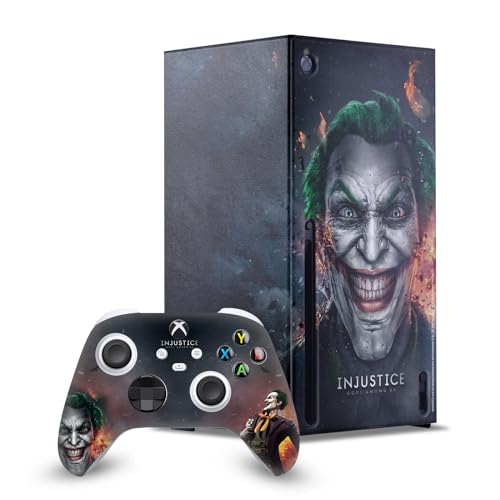 Habillage Joker Injustice Xbox Series X pour masquer les rayures