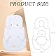CHSG Baby Autositz Einsatz Pad, Doppelseitiges Multifunktionskissen Ausklappbar, 175 Grad Design Babyautositzeinlage, Kinderwagenkisseneinsatz Für Babyschalen, Babywippe, Kinderwagen, Schaukel, Weiß