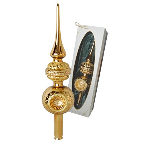 Krebs Glas Lauscha - Christbaumschmuck aus Glas - Goldene...