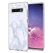 Produktbild Conie® Handyhülle Rück Schale für Samsung Galaxy S10 Plus / +, Ultra Slim TPU Hülle aus Silikon mit Bilder Motiv, Kanten Display Kamera Schutz, Motiv Marmor Transparent Design