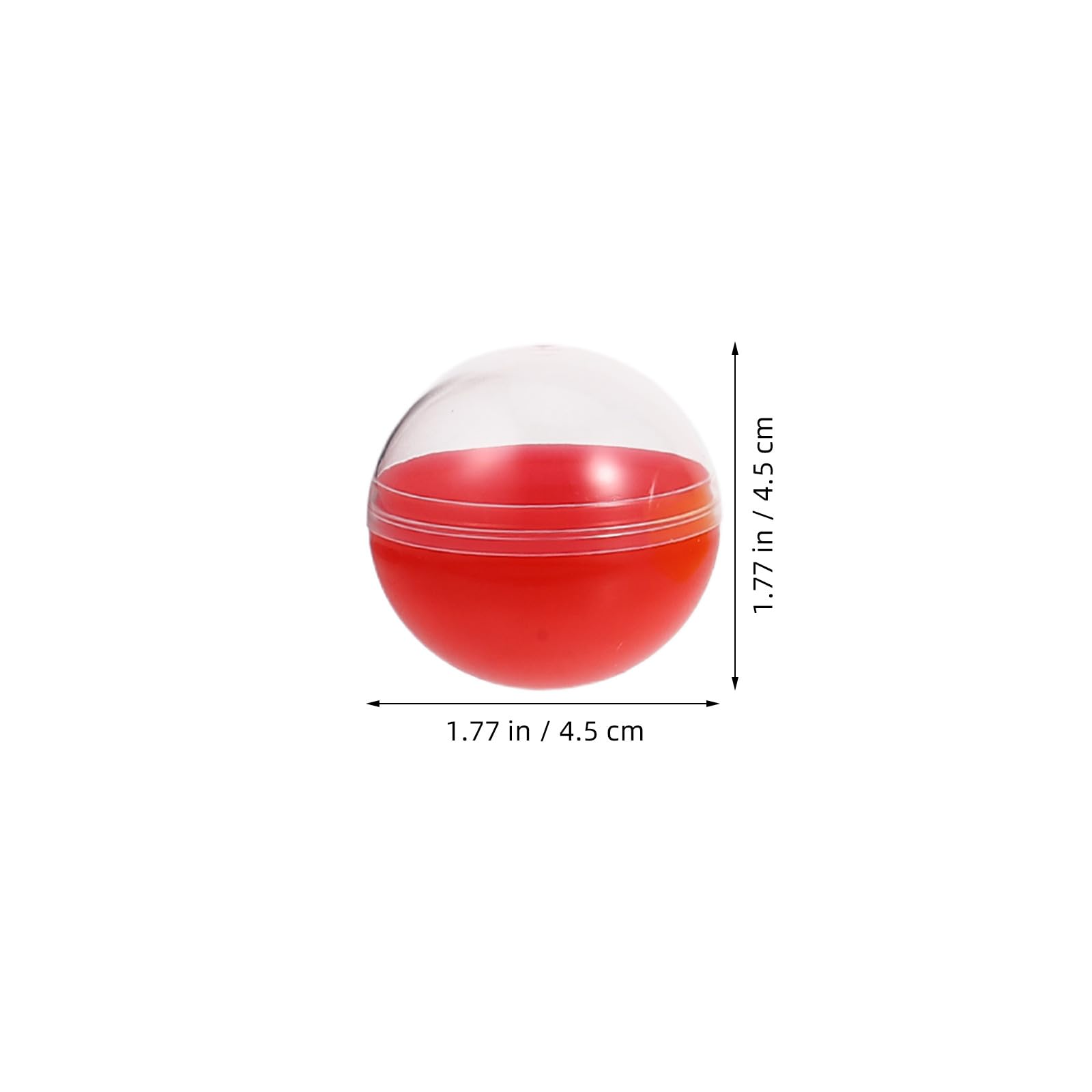120 Piezas Cápsulas de Plástico Redondas Coloridas para Máquina Expendedora de Chicles Rellenable DIY para Juguetes y Manualidades de Unidades para Fiestas y Bolsas de Regalo