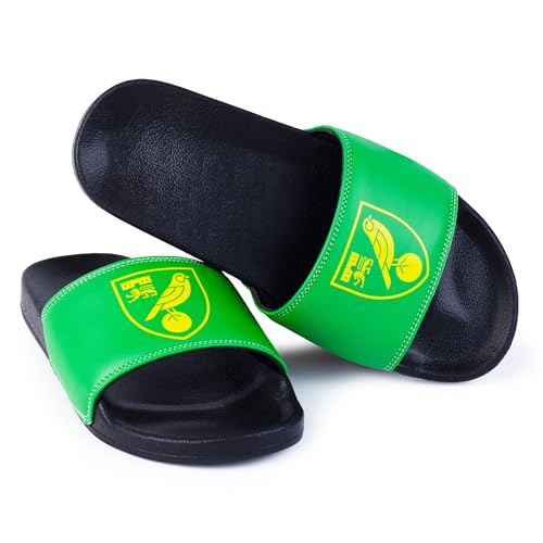 Norwich City Sliders au design ergonomique et semelle amortissante durable