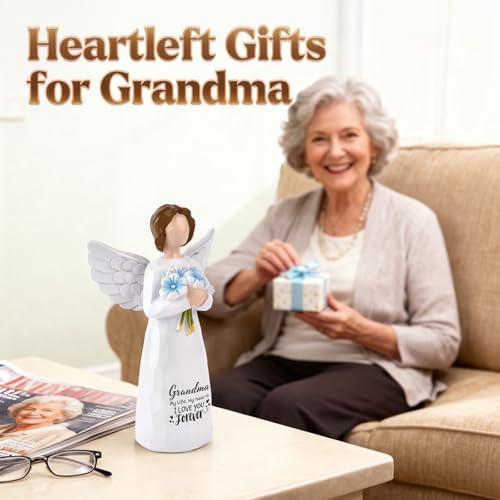Cadeau pour grand-mère : figurine d'ange pour rompre la solitude et décorer - 4