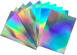 Gnognauq 20 Sheets A4 Glitter Cardstock Paper Colorful Cardstock for Cricut, Premium Glitter Paper A4 Glitter Card Stock Sparkly Paper for Crafts DIY Projects Card Making 250GSM