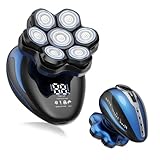 Clforczh Head Shavers for Bald Men: IPX6 Electric Razor, Rotary Head Shavers with LED Display & Fast Charging