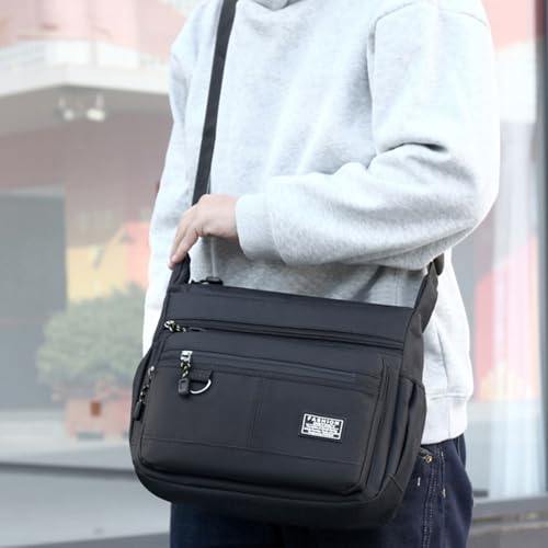 Bolso cruzado para mujer y hombre con múltiples bolsillos miniatura 3
