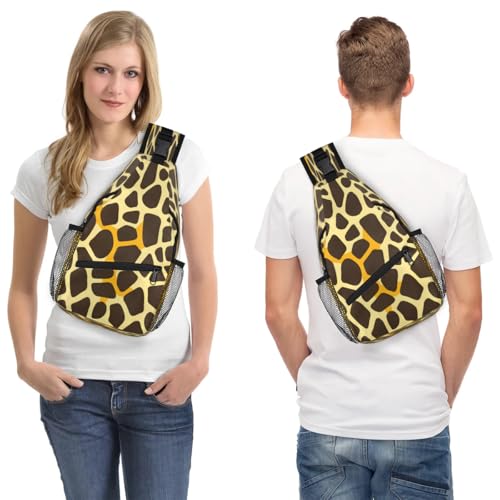 Mochila Crossbody Unisex con Estampado de Jirafa miniatura 7