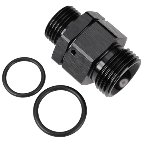 Podavelle 10AN -10 ORB Male to 12AN -12 ORB Male Swivel Union Fitting Adapter Coupler Aluminum Black by Podavelle - Used condition - Image 3