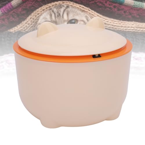 Qcwwy Cat Litter Trash Can,Press Type Lid Enclosed Design Compact Cat Waste Trash Can Dustbin Home Table Garbage Can Car Trash Bin Small Refuse Bin Pet Poop Waste Station Dog Poop - Image 6