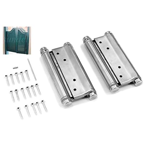 SUNDELY Stainless Steel Double Action Hinge Set Cover