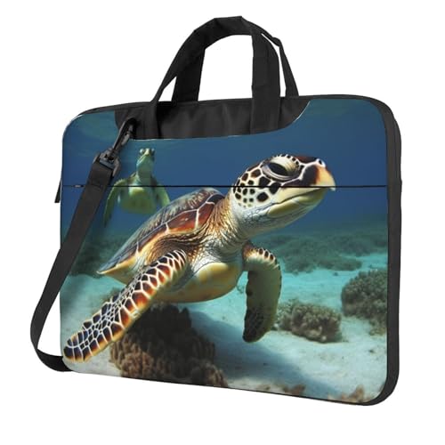 Sac ordinateur portable tortue de mer pour le bureau et voyage