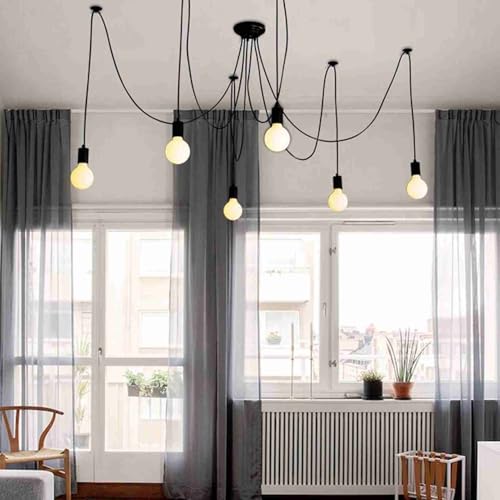Suspension LED E27 facile à installer luminaire moderne haute qualité