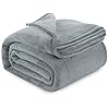 Utopia Bedding Fleece Blanket – Lightweight Fuzzy Soft Anti-Static Microfiber Bed Blanket (90×90 Inches), Cool Grey, Queen