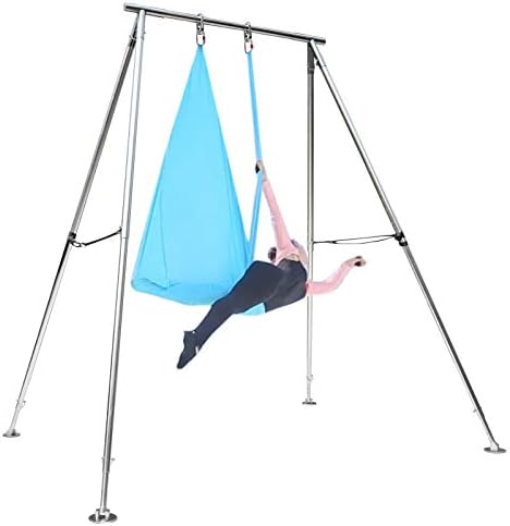 PRIOR FITNESS Height Adjustable Aerial Fitness Rig, Yoga Frame Stand for Aerial Yoga Hammock Outdoor Indoor Training (Yoga Stand)