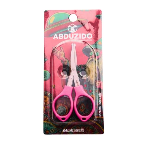 Tesoura Abduzido Flip PP Pink